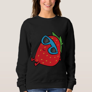 Sudadera Fresa Fruta de verano Gafas de sol Fresa