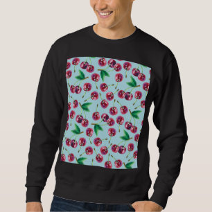 Sudadera Fresas acuáticas modernas: Jugoso patrón de cereza