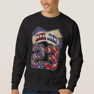 Sudadera Frescos Bel Air Número 23 V3 Desvanecer Carbon 700