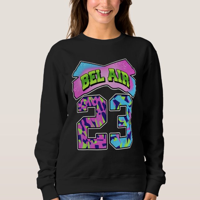 Sudadera Fresh Air Number 23 Alternate Bel Air 5s Matching (Anverso)