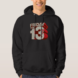 Sudadera Friday the 13th   Bleeding Stacked 3D Logo