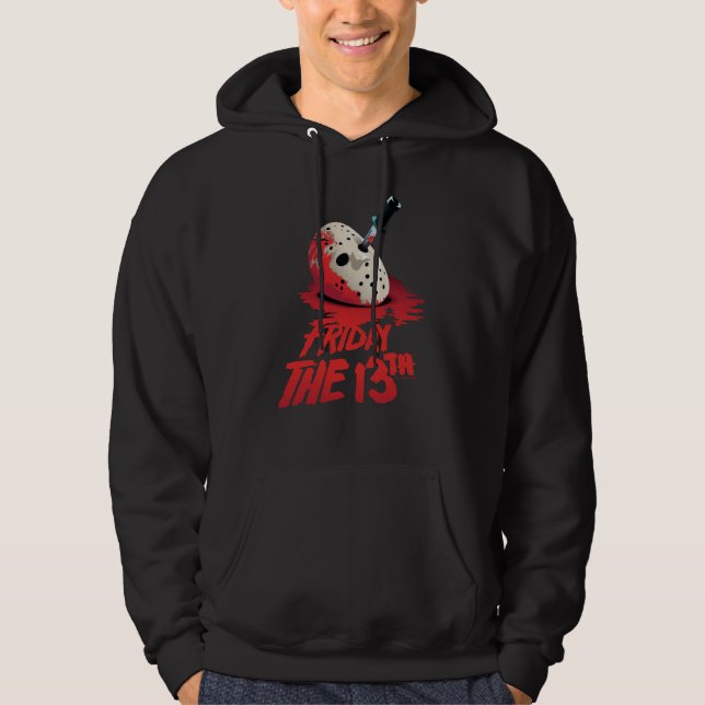 Sudadera Friday the 13th | Knife Through Hockey Mask (Anverso)