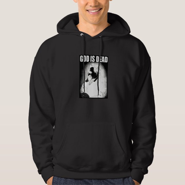 Sudadera Friedrich Nietzsche Dios es filosofía muerta (Anverso)