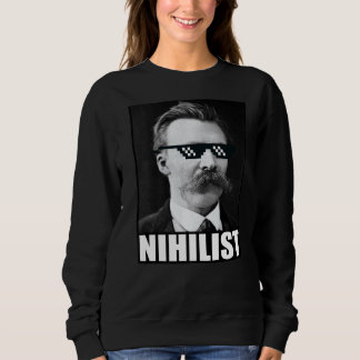 Sudadera Friedrich Nietzsche Filosofía nihilista Dios es un