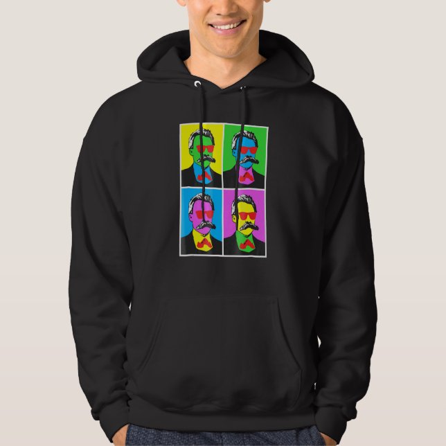 Sudadera Friedrich Nietzsche Pop Art Poster Style (Anverso)