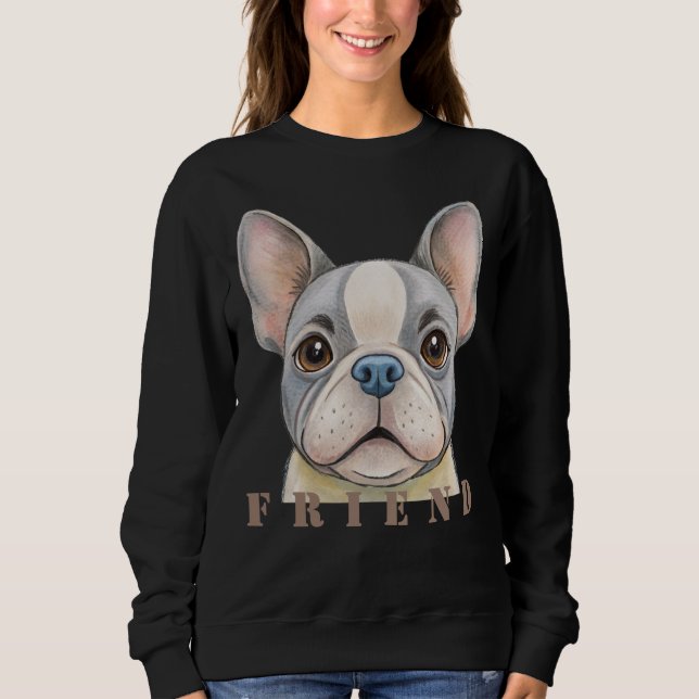 Sudadera Friend Bulldog (Anverso)
