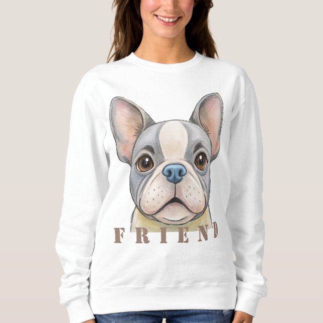Sudadera Friend Bulldog (Anverso)