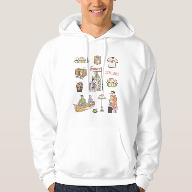 Sudadera FRIENDS™ | Iconos de Dibujos Animados (Anverso)