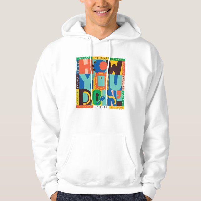 Sudadera FRIENDS™ | ¿Qué Tal? - Gráfico Vibrante (Anverso)