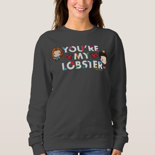 Sudadera FRIENDS™ | Ross & Rachel Langosta Chibi (Anverso)