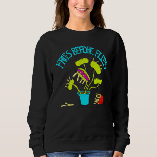 Sudadera Fries Antes De Las Moscas Venus Flytrampa Gráfico