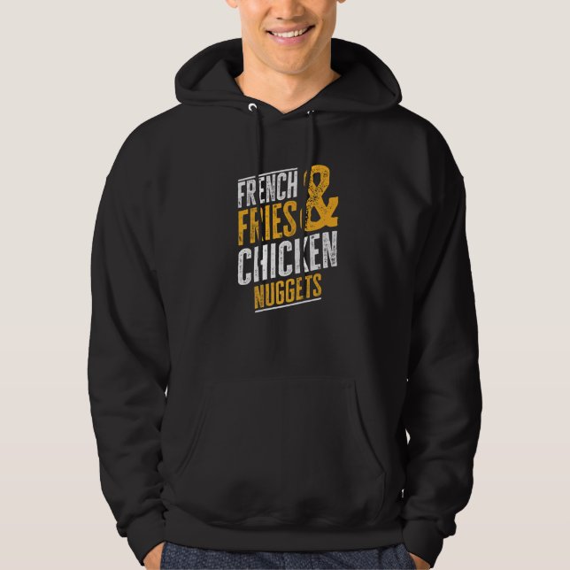 Sudadera Fries Francesas Y Nuggets De Pollo (Anverso)