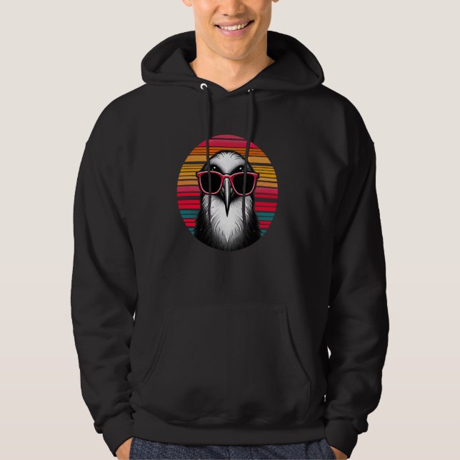 Sudadera Frigatebird Gafas de sol Estilo Retro Sunset (Anverso)
