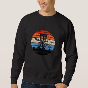 Sudadera Frisbee Golf Disk Retro