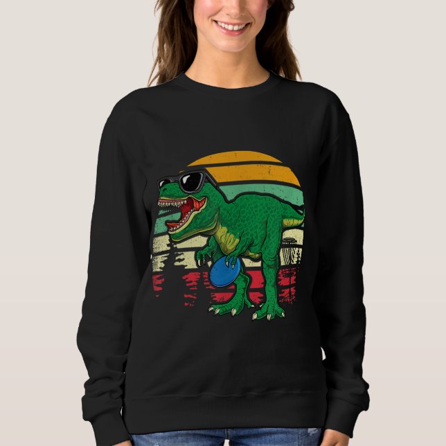 Sudadera Frisbees Dino Cute T Rex Dinosaurios Niños Disco G (Anverso)