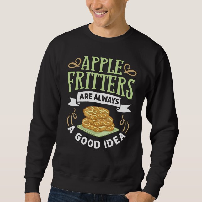 Sudadera Fritter de Apple receta vena libre de pan de donut (Anverso)