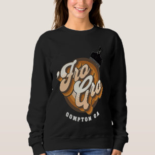 Sudadera Fro Gro Compton California  Afro Peine  Puño Alzad