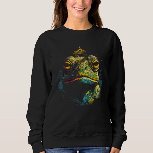 Sudadera Frog artwork  animal  animal frog (Anverso)