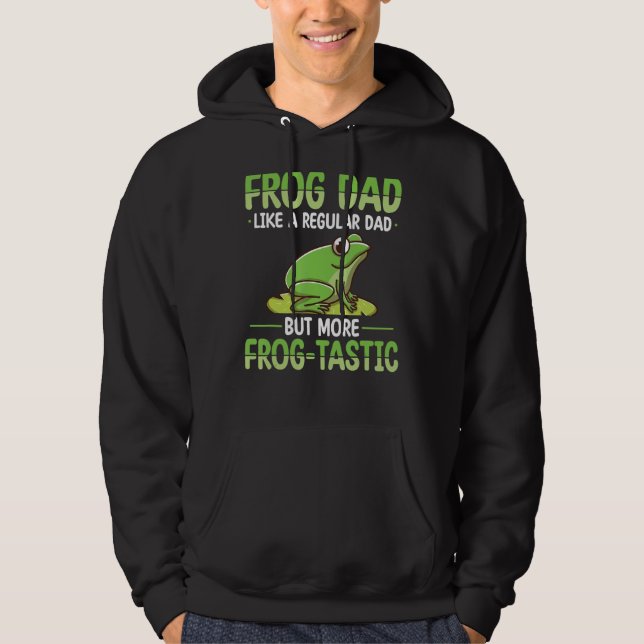 Sudadera Frog Dad Hung Design Toad Gigger Frog Catcher F (Anverso)