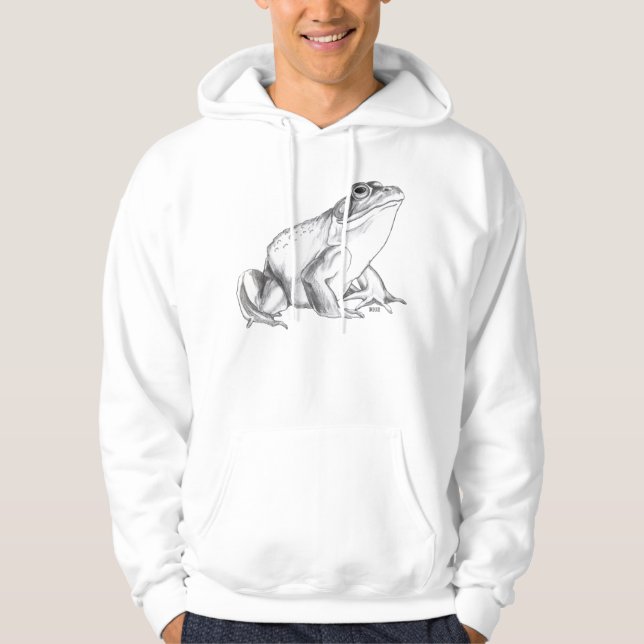 Sudadera Frog Hoodie Bullfroe Art Shirt Guay Frog Hoodie (Anverso)