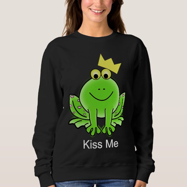 Sudadera Frog Kiss Me (Anverso)