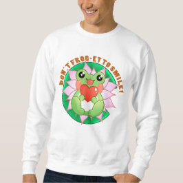Sudadera Frog Love – Cute Motivational Art