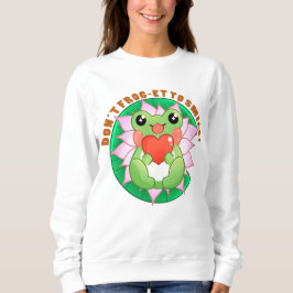 Sudadera Frog Love – Cute Motivational Art