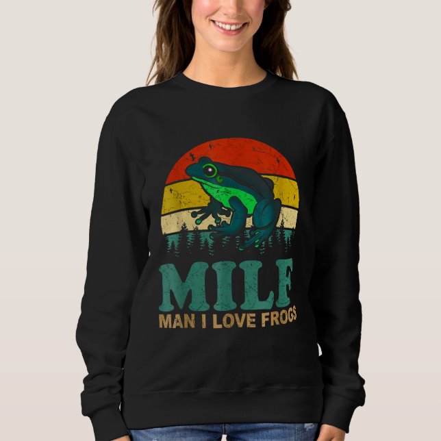 Sudadera Frog Love Funny (Anverso)