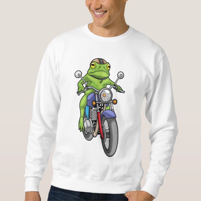 Sudadera Frog Motorcycle (Anverso)