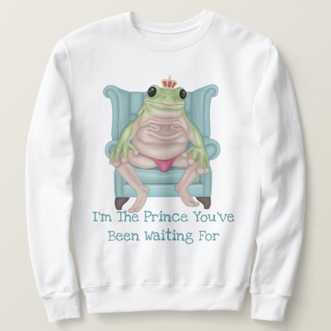 Sudadera Frog Prince T-Shirt (Anverso del diseño)