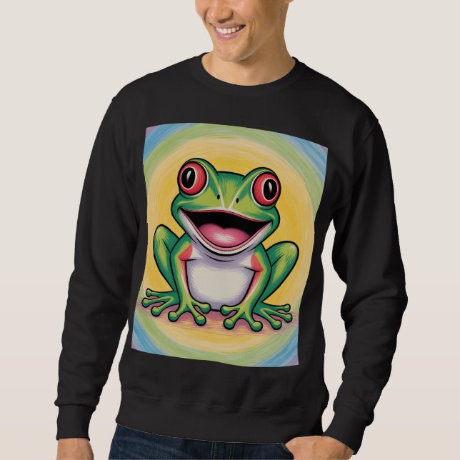 Sudadera Frog’s Gentle Smile (Anverso)