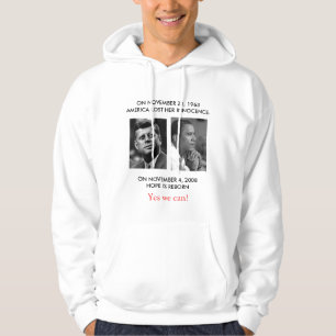 Sudadera FRONT/BACK JFK a la pieza JFK de OBAMA/"piden no"