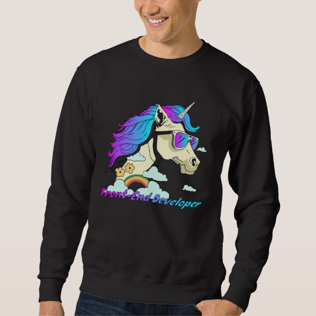 Sudadera Front End Developer Unicorn Front End Developer We (Anverso)