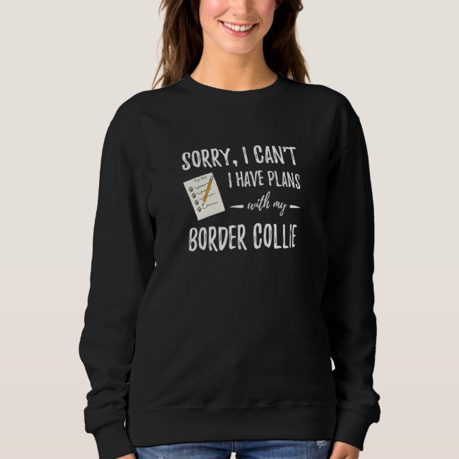 Sudadera Frontera Collie Perro Lover Planea Mamá Perro (Anverso)
