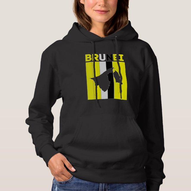 Sudadera Fronteras del país de Brunéi (Anverso)