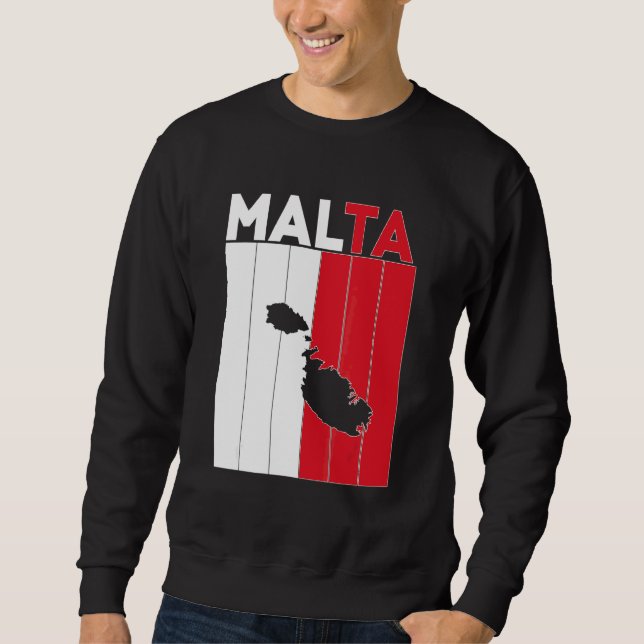 Sudadera Fronteras del país de Malta (Anverso)