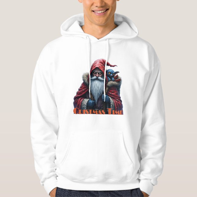 Sudadera Frostbite Santa & His Mischief Elf. (Anverso)