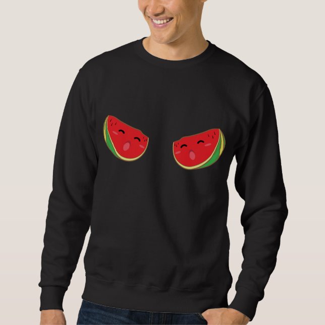 Sudadera Fruit Lover - Watermelon Foodie Design (Anverso)