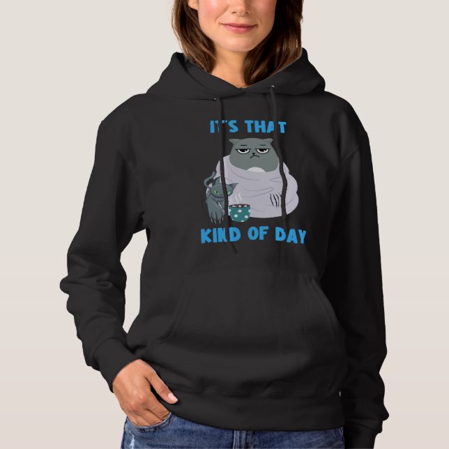 Sudadera Frumpy Cat with Not So Cute Kitten It's That Kind  (Anverso)