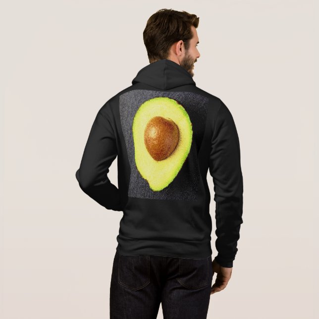 Sudadera "Fruta aguacate" Foto Cute. ¡Hazte con una en Zazz (Reverso completo)