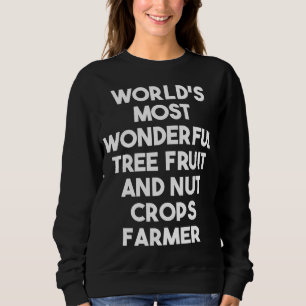 Sudadera Fruta arbórea y fanático de los cultivos de nueces