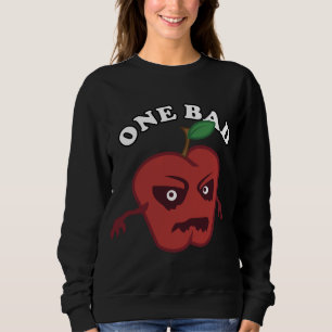 Sudadera Fruta aterradora y mala Apple graciosa
