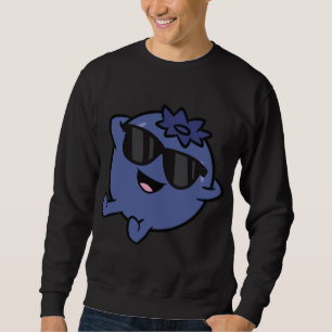 Sudadera Fruta de arándano dulce relajante Lazy Blueberry