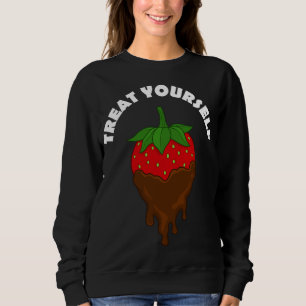 Sudadera Fruta de fresa cubierta de chocolate