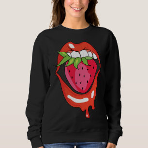 Sudadera Fruta De Fresa Saludable Y Deliciosa Fruta De Vera