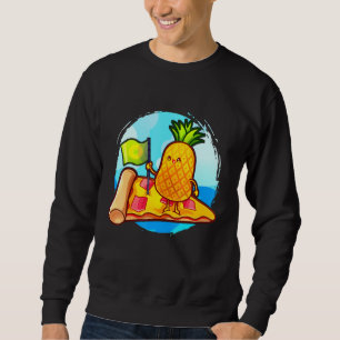 Sudadera Fruta de la piña hawaiana para la pizza y el ayuno