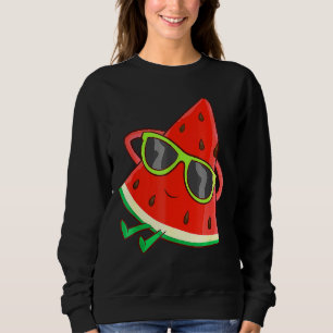 Sudadera Fruta de verano Gafas de sol sandía Cute Watermelo