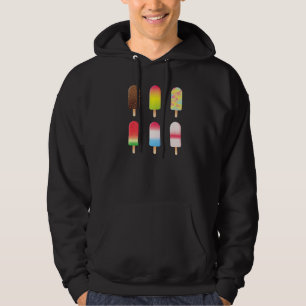 Sudadera Fruta de verano Popsicles Creamsicles Chocolate Ic