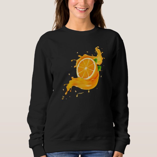 Sudadera Fruta naranja 1 (Anverso)