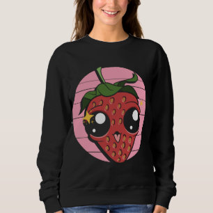 Sudadera Fruta retro de comida de verano de Berry roja Kawa